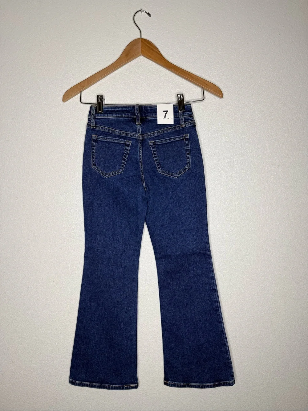 GAP Dark Navy Rhinestone Flared Jeans